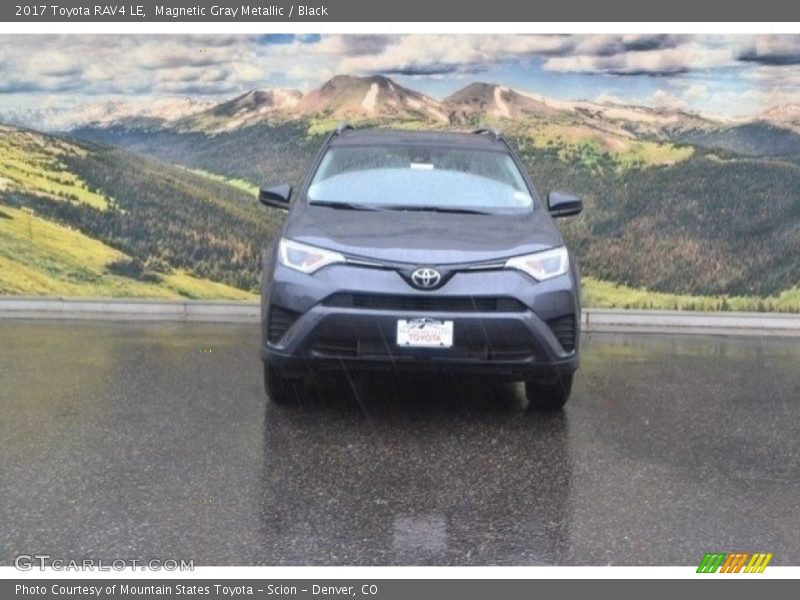 Magnetic Gray Metallic / Black 2017 Toyota RAV4 LE