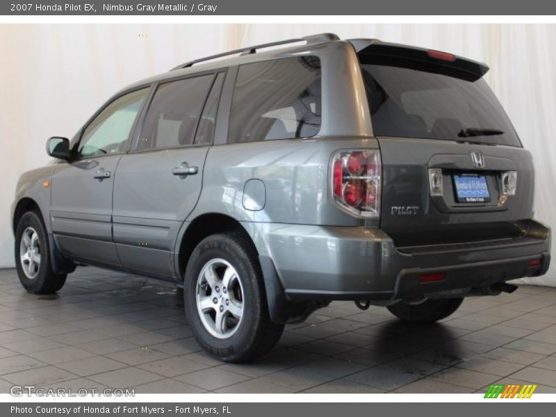 Nimbus Gray Metallic / Gray 2007 Honda Pilot EX