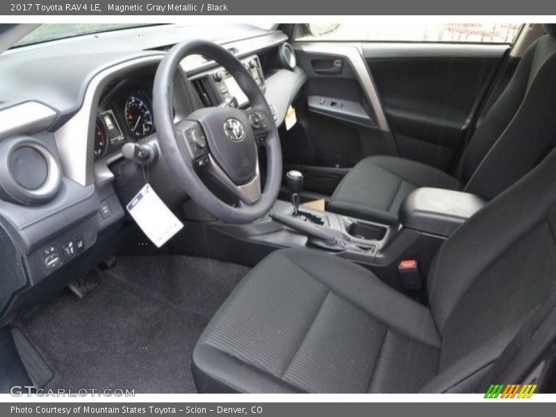 Magnetic Gray Metallic / Black 2017 Toyota RAV4 LE