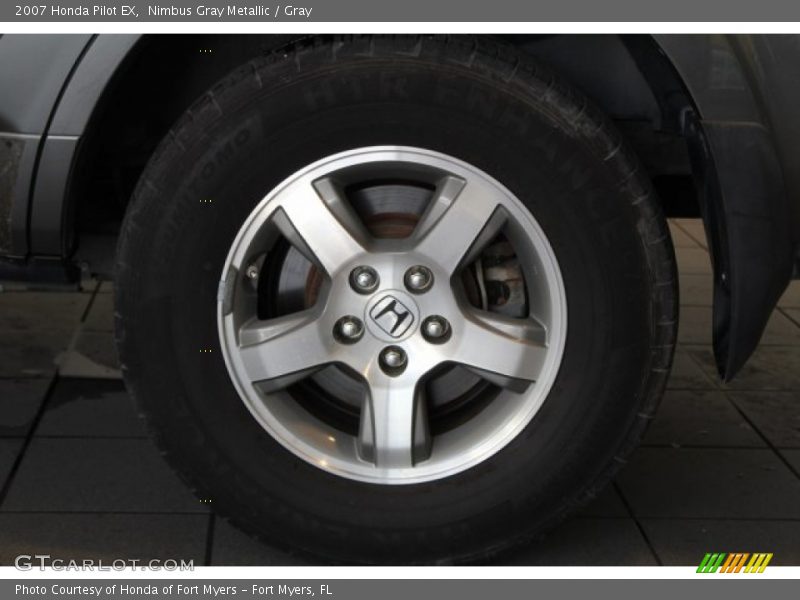 Nimbus Gray Metallic / Gray 2007 Honda Pilot EX