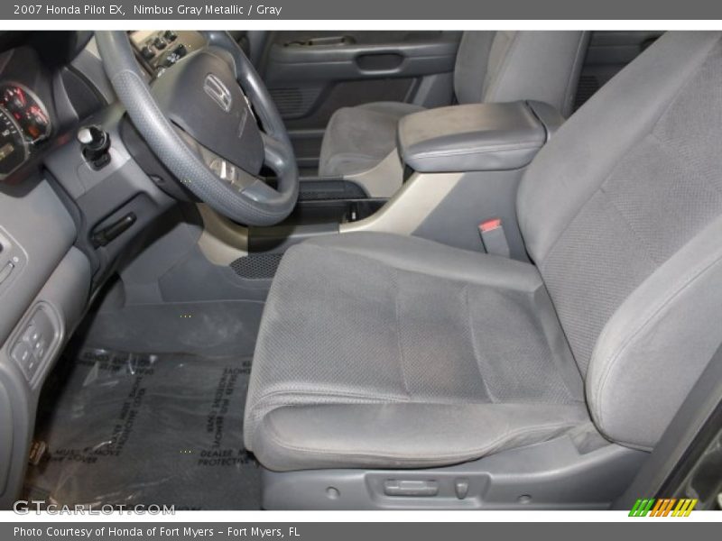 Nimbus Gray Metallic / Gray 2007 Honda Pilot EX