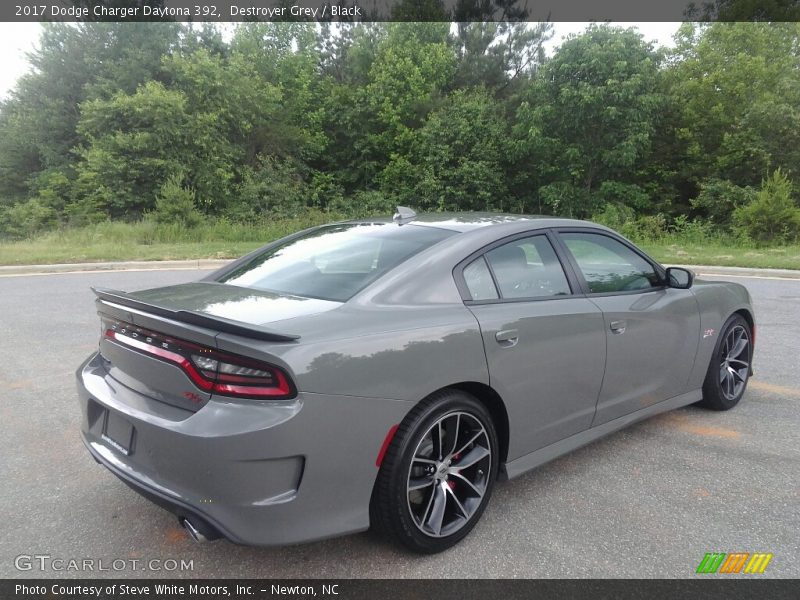 Destroyer Grey / Black 2017 Dodge Charger Daytona 392
