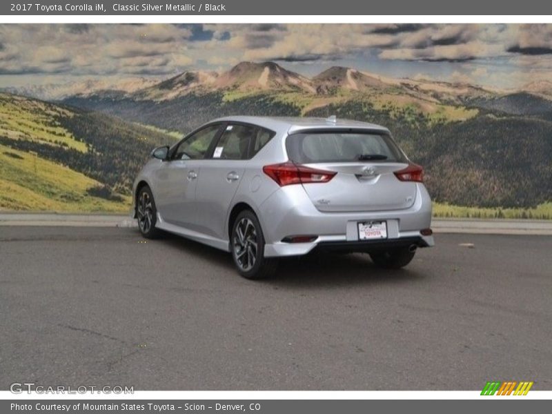 Classic Silver Metallic / Black 2017 Toyota Corolla iM