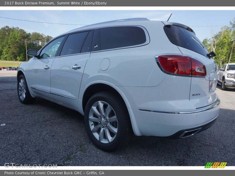 Summit White / Ebony/Ebony 2017 Buick Enclave Premium