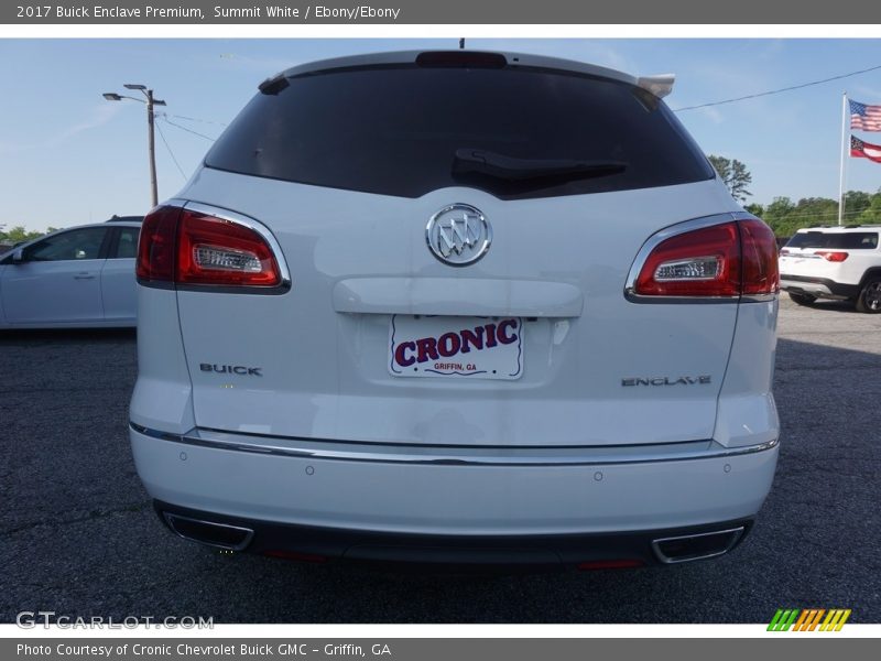 Summit White / Ebony/Ebony 2017 Buick Enclave Premium