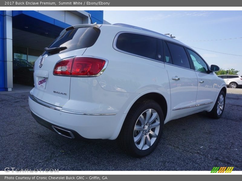 Summit White / Ebony/Ebony 2017 Buick Enclave Premium