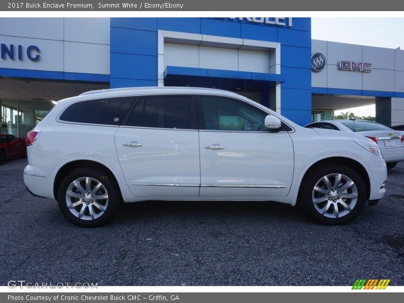 Summit White / Ebony/Ebony 2017 Buick Enclave Premium