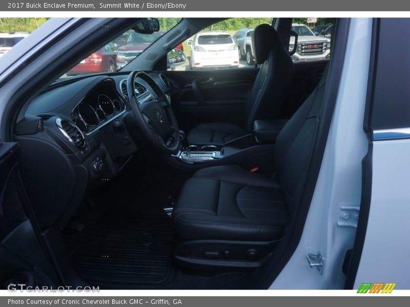 Summit White / Ebony/Ebony 2017 Buick Enclave Premium
