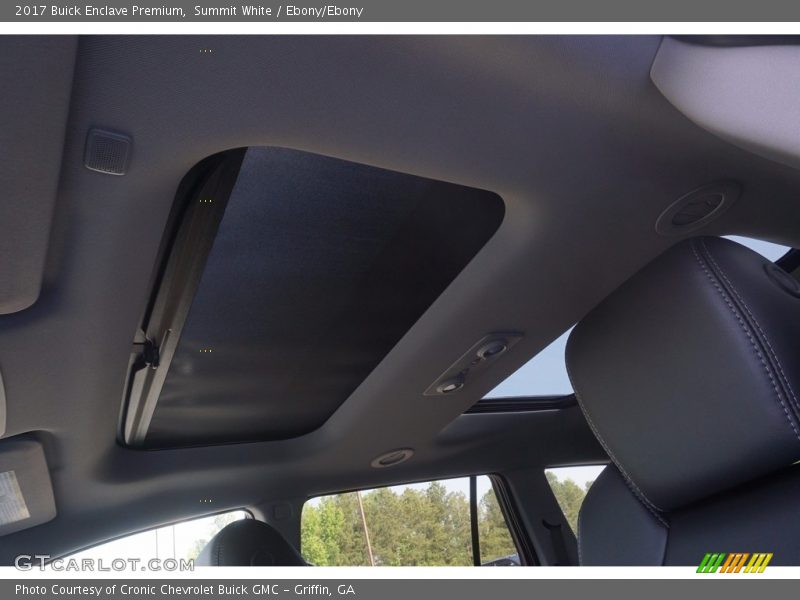 Summit White / Ebony/Ebony 2017 Buick Enclave Premium