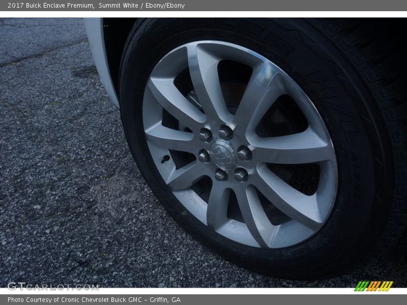 Summit White / Ebony/Ebony 2017 Buick Enclave Premium