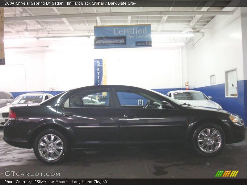 Brilliant Black Crystal / Dark Slate Gray 2004 Chrysler Sebring LXi Sedan