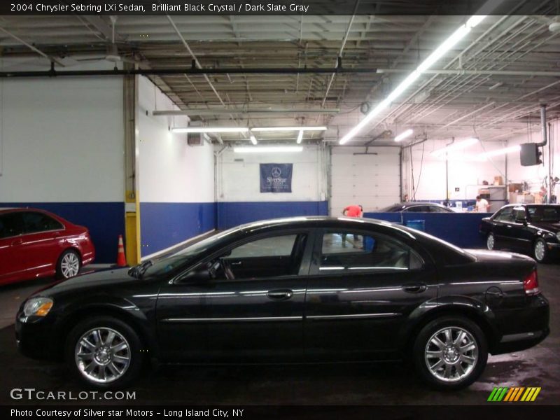 Brilliant Black Crystal / Dark Slate Gray 2004 Chrysler Sebring LXi Sedan