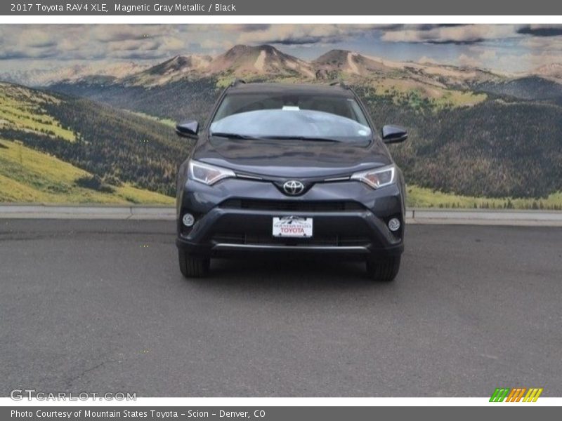 Magnetic Gray Metallic / Black 2017 Toyota RAV4 XLE