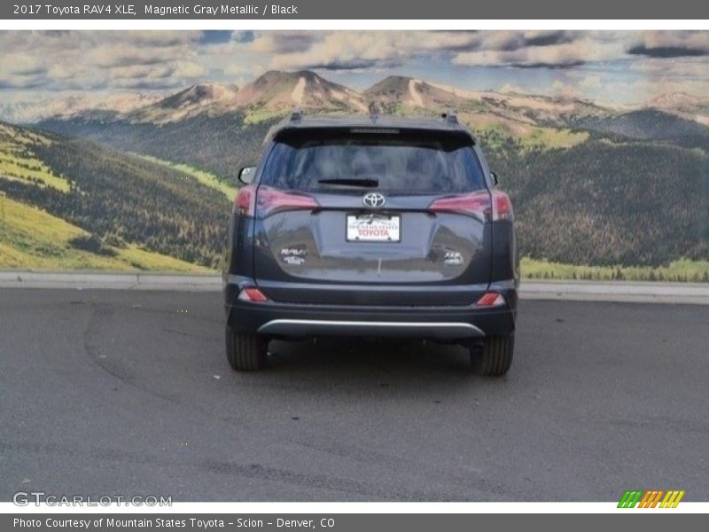 Magnetic Gray Metallic / Black 2017 Toyota RAV4 XLE