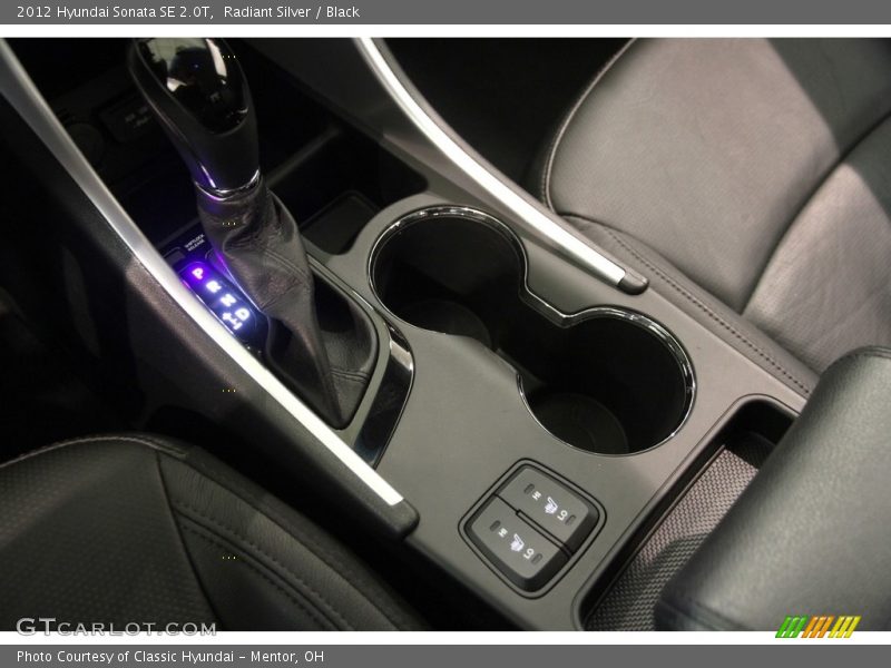 Radiant Silver / Black 2012 Hyundai Sonata SE 2.0T