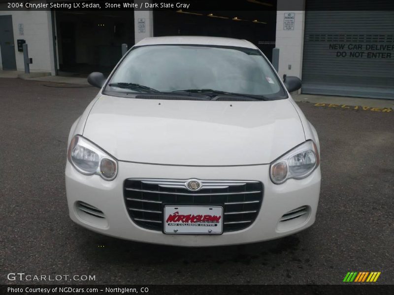 Stone White / Dark Slate Gray 2004 Chrysler Sebring LX Sedan