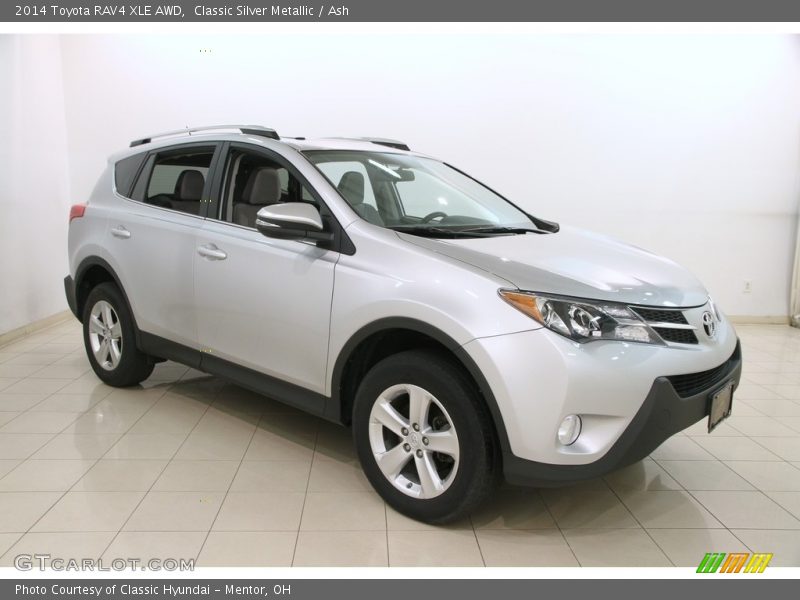Classic Silver Metallic / Ash 2014 Toyota RAV4 XLE AWD