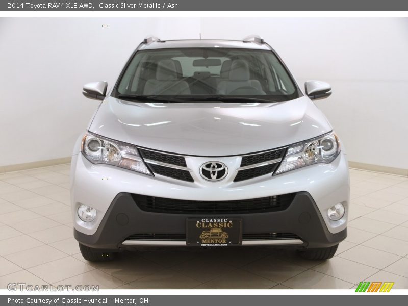 Classic Silver Metallic / Ash 2014 Toyota RAV4 XLE AWD