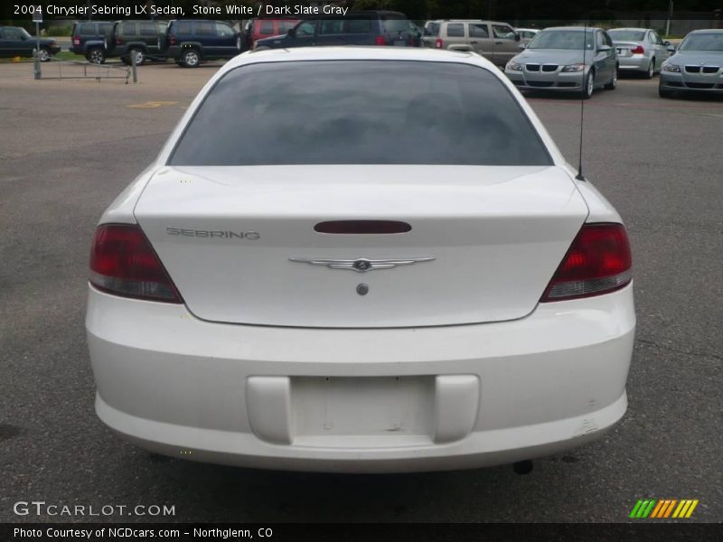 Stone White / Dark Slate Gray 2004 Chrysler Sebring LX Sedan