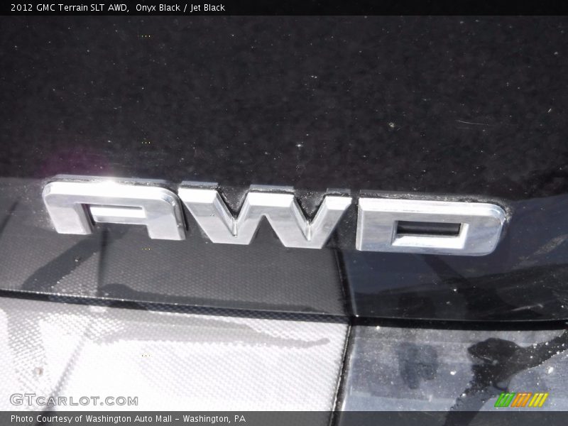 Onyx Black / Jet Black 2012 GMC Terrain SLT AWD