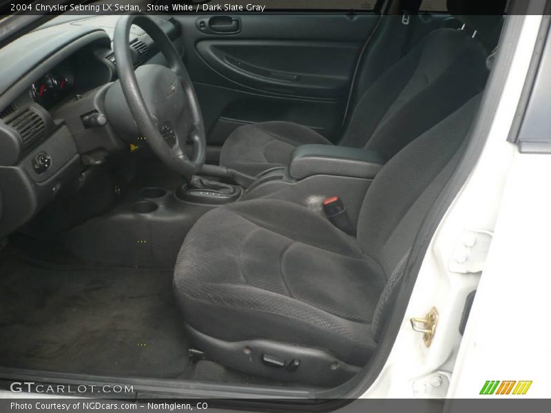 Stone White / Dark Slate Gray 2004 Chrysler Sebring LX Sedan