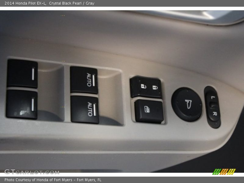 Crystal Black Pearl / Gray 2014 Honda Pilot EX-L