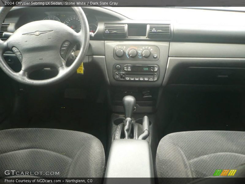 Stone White / Dark Slate Gray 2004 Chrysler Sebring LX Sedan