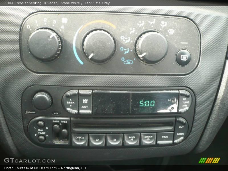 Stone White / Dark Slate Gray 2004 Chrysler Sebring LX Sedan