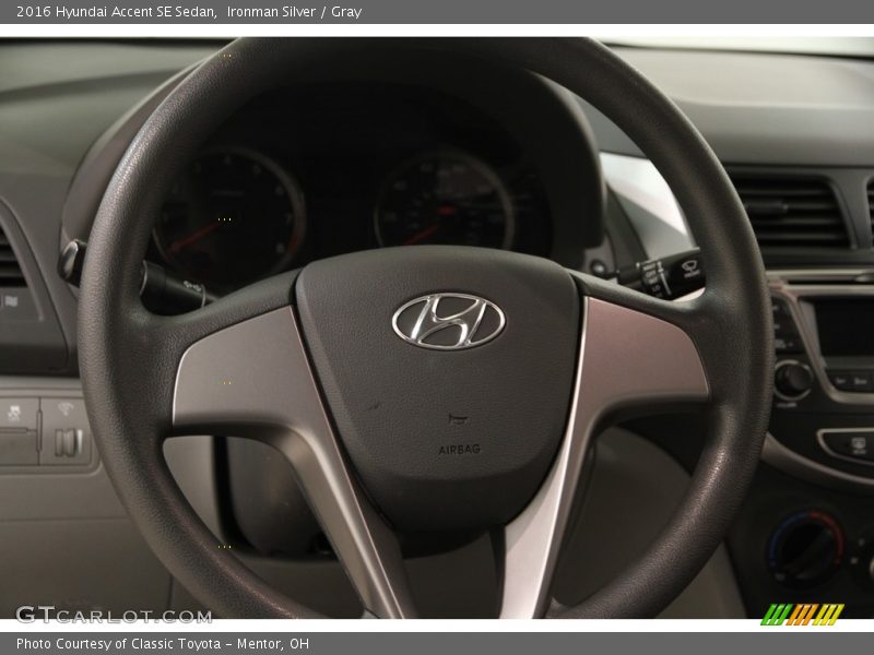Ironman Silver / Gray 2016 Hyundai Accent SE Sedan
