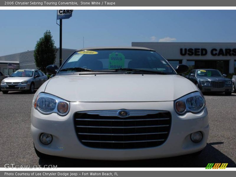 Stone White / Taupe 2006 Chrysler Sebring Touring Convertible