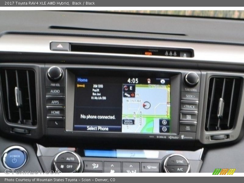Black / Black 2017 Toyota RAV4 XLE AWD Hybrid