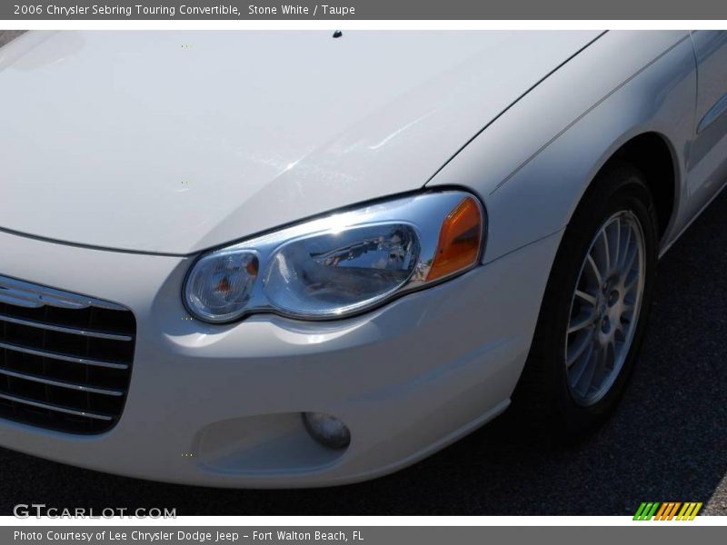 Stone White / Taupe 2006 Chrysler Sebring Touring Convertible