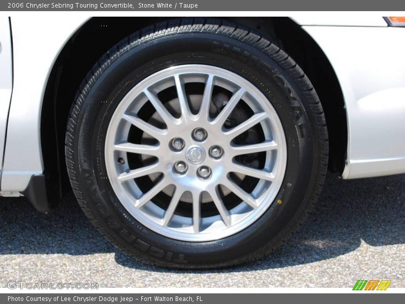 Stone White / Taupe 2006 Chrysler Sebring Touring Convertible