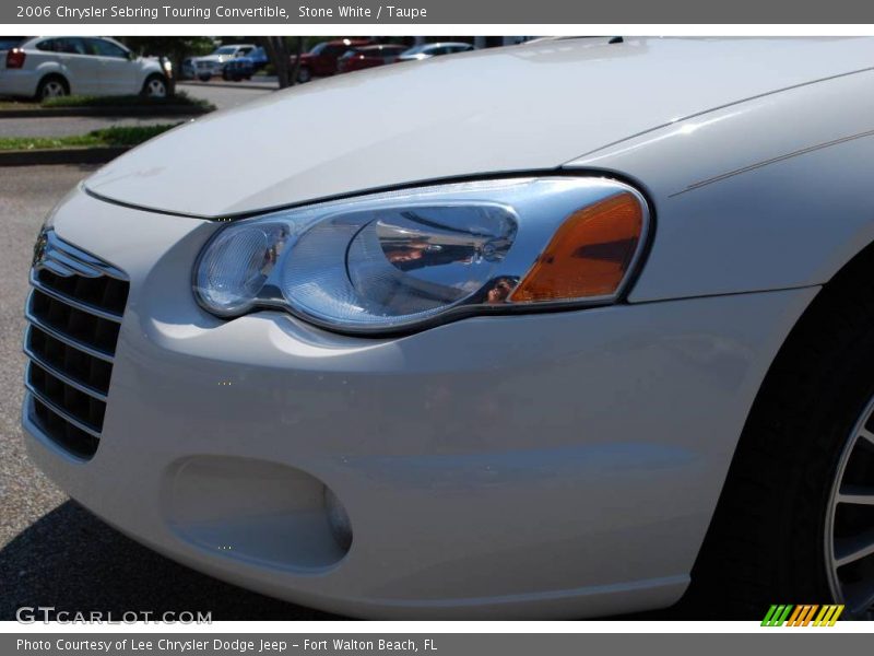 Stone White / Taupe 2006 Chrysler Sebring Touring Convertible
