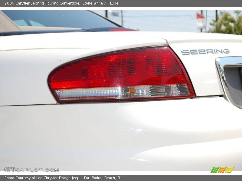 Stone White / Taupe 2006 Chrysler Sebring Touring Convertible