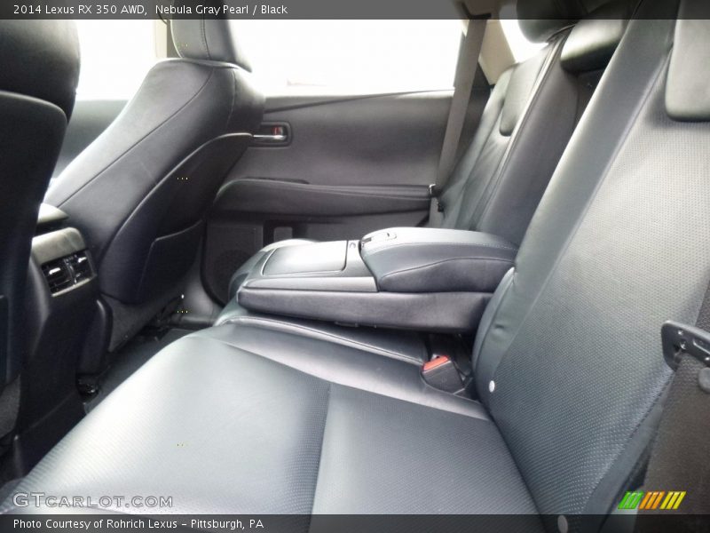 Nebula Gray Pearl / Black 2014 Lexus RX 350 AWD