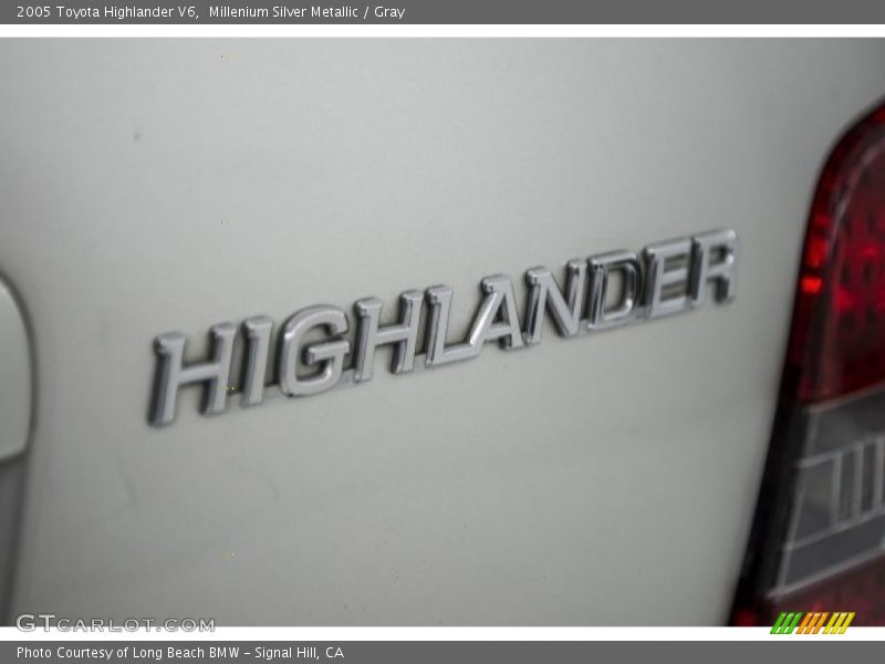 Millenium Silver Metallic / Gray 2005 Toyota Highlander V6