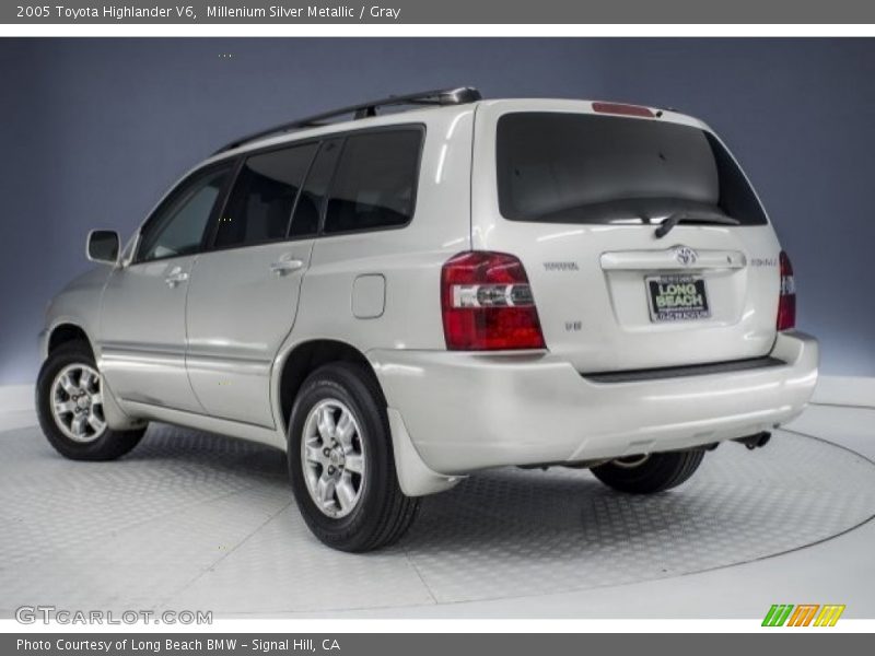 Millenium Silver Metallic / Gray 2005 Toyota Highlander V6