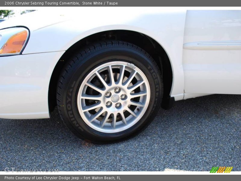 Stone White / Taupe 2006 Chrysler Sebring Touring Convertible