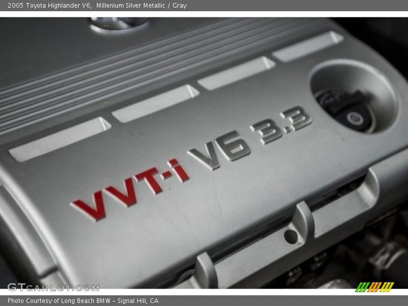 Millenium Silver Metallic / Gray 2005 Toyota Highlander V6