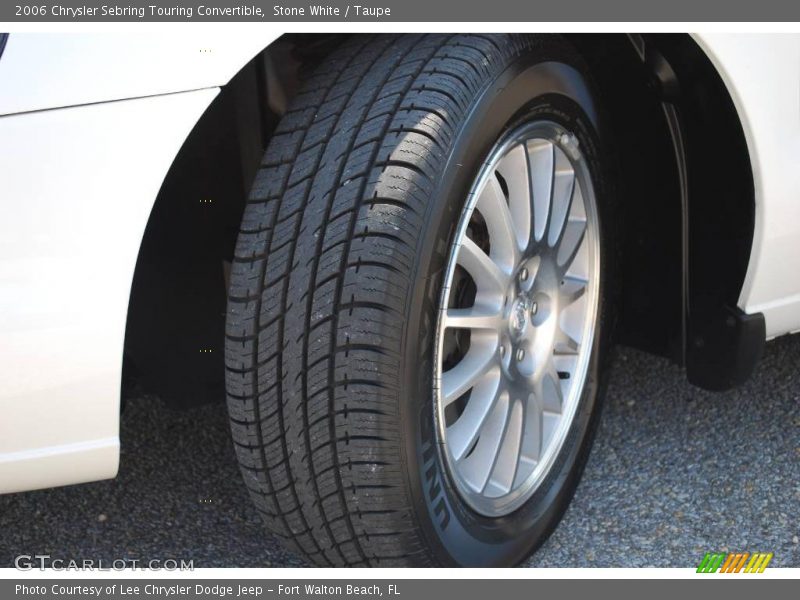Stone White / Taupe 2006 Chrysler Sebring Touring Convertible
