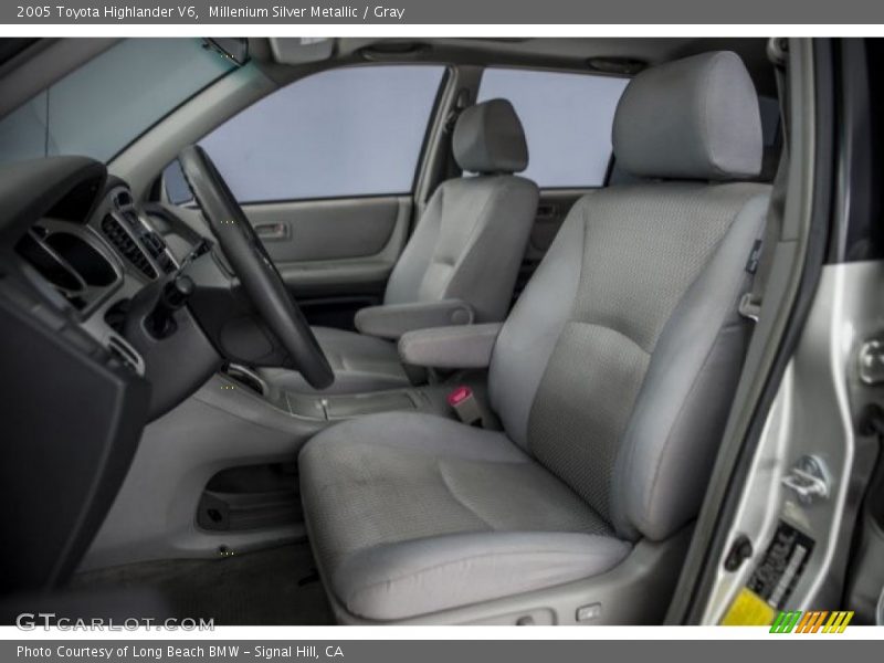 Millenium Silver Metallic / Gray 2005 Toyota Highlander V6