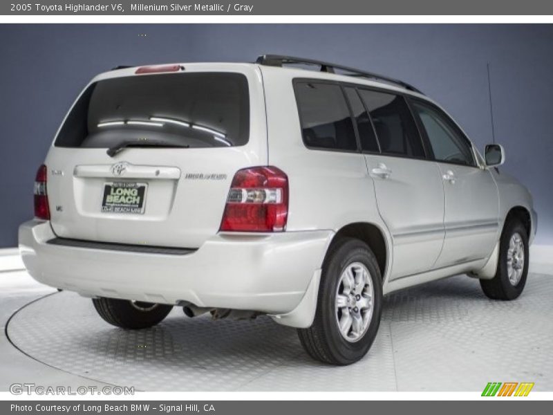 Millenium Silver Metallic / Gray 2005 Toyota Highlander V6