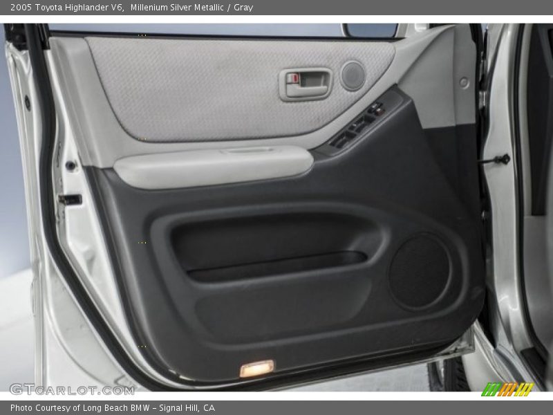 Millenium Silver Metallic / Gray 2005 Toyota Highlander V6