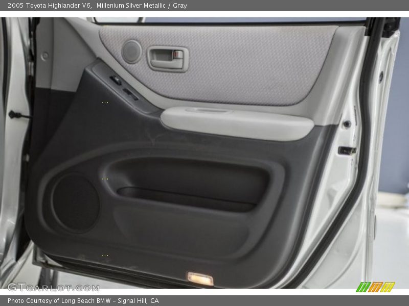 Millenium Silver Metallic / Gray 2005 Toyota Highlander V6