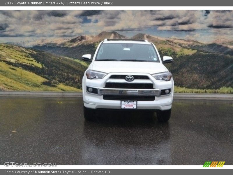 Blizzard Pearl White / Black 2017 Toyota 4Runner Limited 4x4