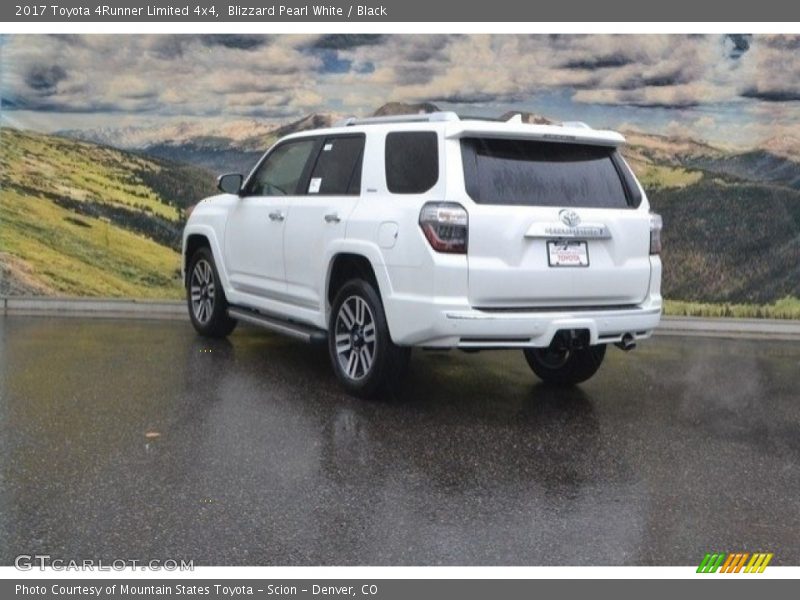 Blizzard Pearl White / Black 2017 Toyota 4Runner Limited 4x4