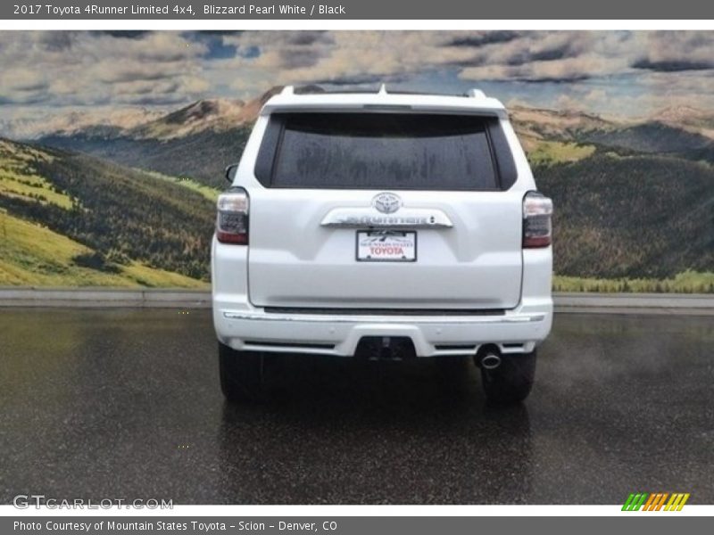 Blizzard Pearl White / Black 2017 Toyota 4Runner Limited 4x4