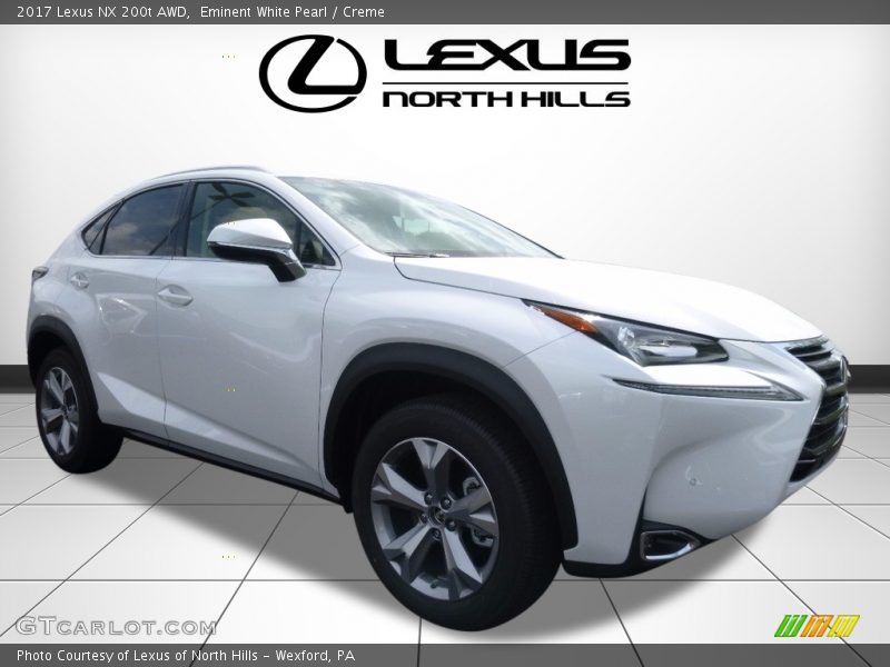 Eminent White Pearl / Creme 2017 Lexus NX 200t AWD