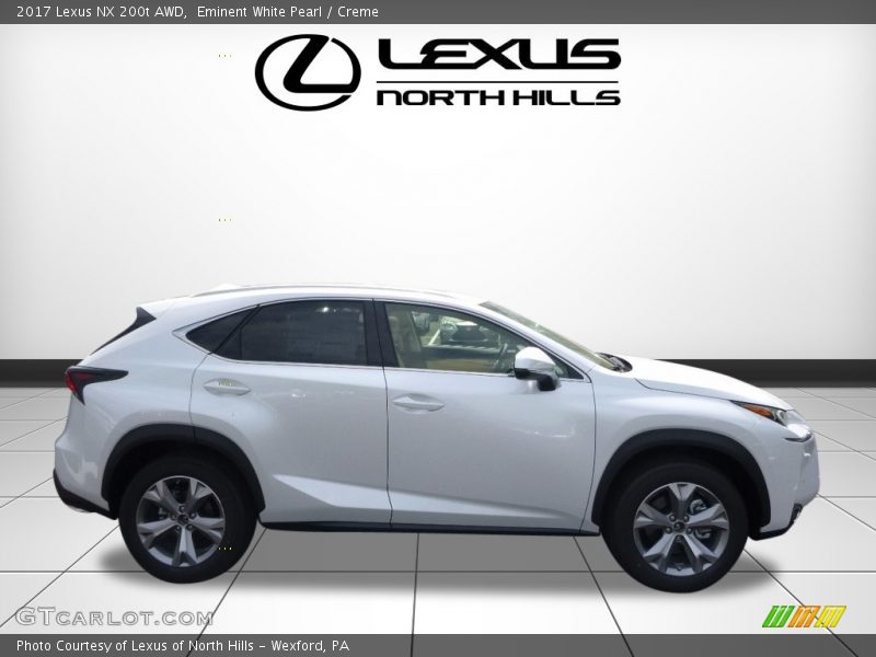 Eminent White Pearl / Creme 2017 Lexus NX 200t AWD
